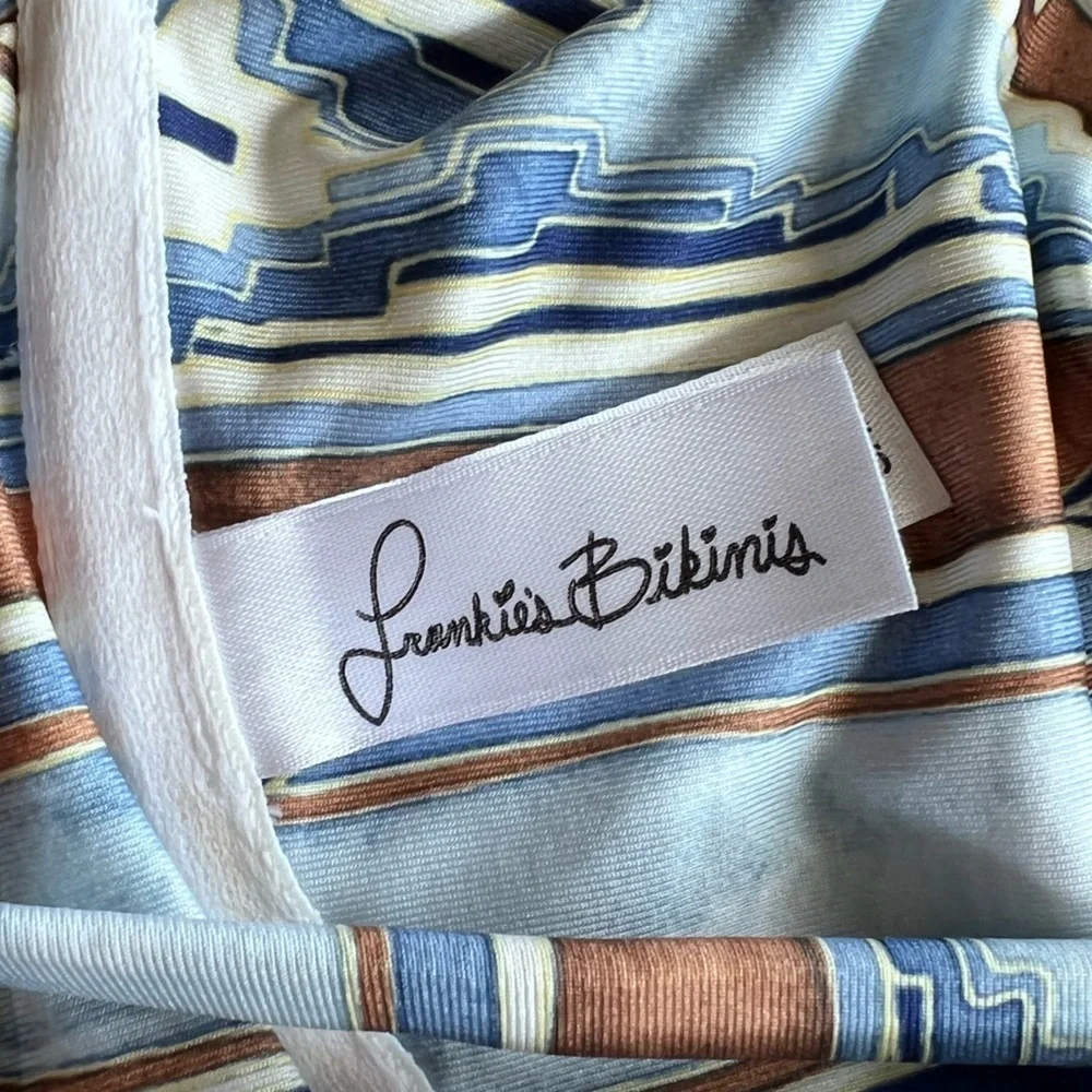 Frankie’s Bikinis Multicolor Bandeau top